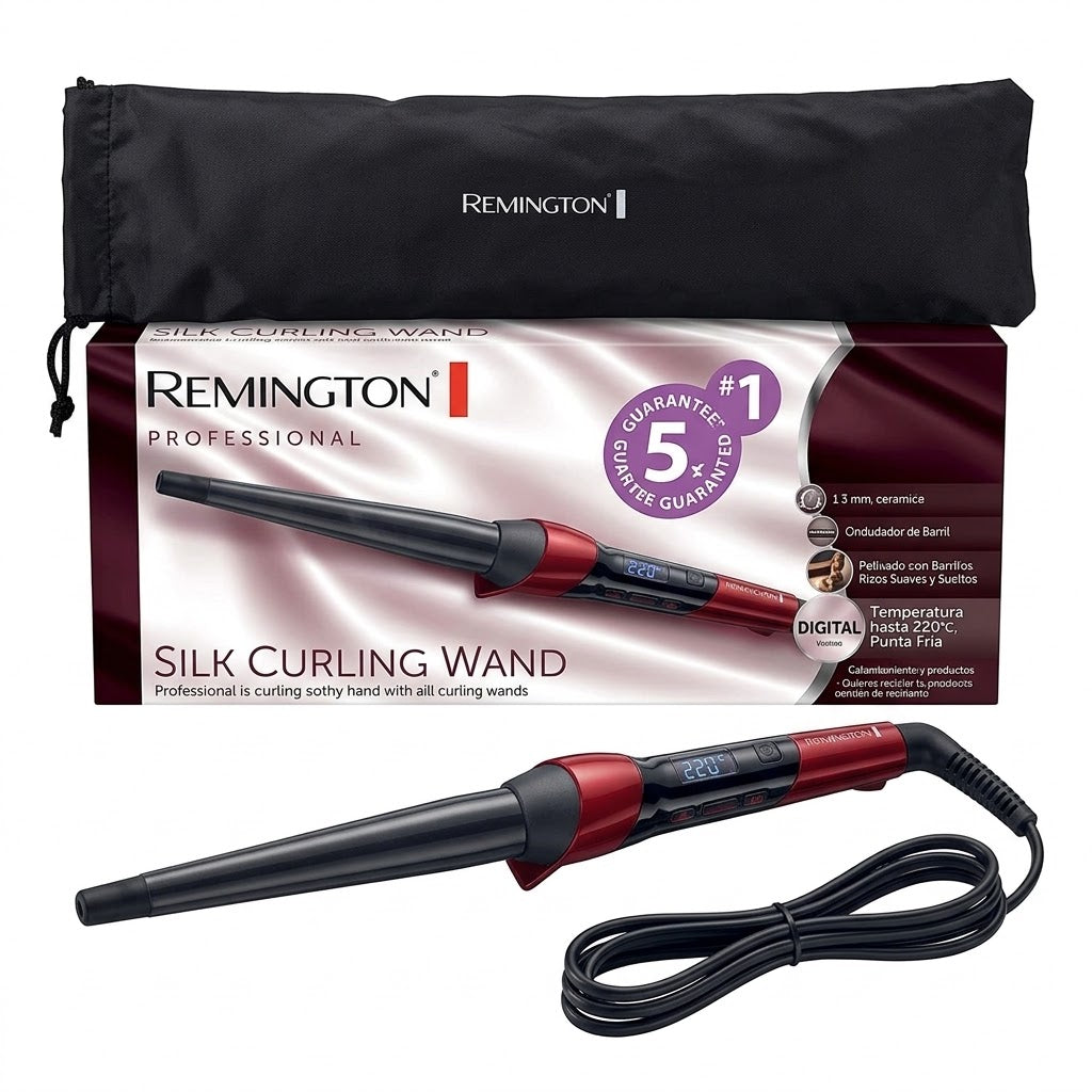 Rizador de pelo Remington Silk Curling Wand