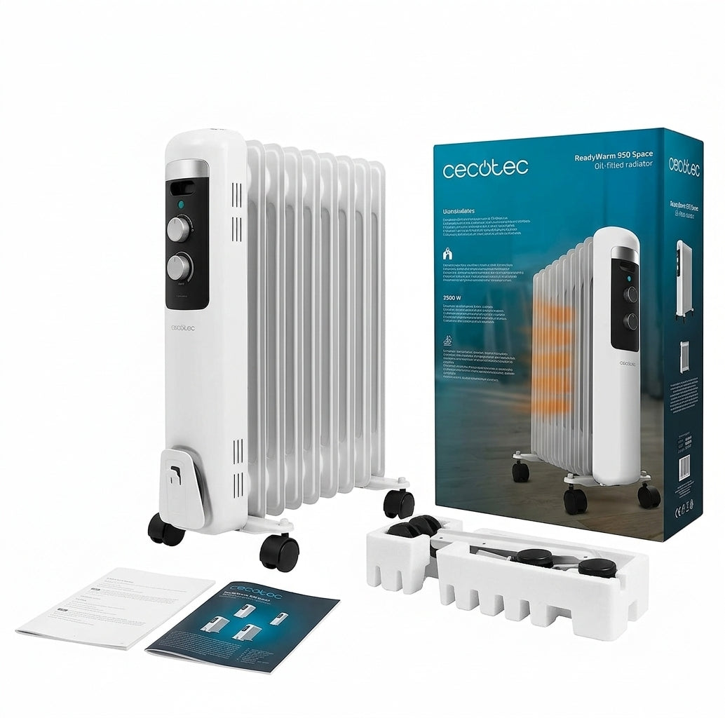 Cecotec Radiador Eléctrico Aceite 2000W